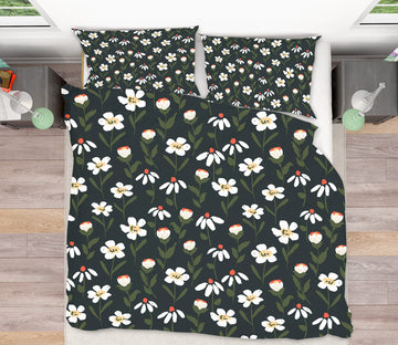 3D White Petals Flower 10992 Kashmira Jayaprakash Bedding Bed Pillowcases Quilt