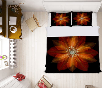 3D Fire Red Flower 2015 Assaf Frank Bedding Bed Pillowcases Quilt