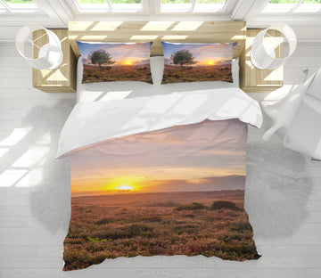 3D Sunset Grassland 7164 Assaf Frank Bedding Bed Pillowcases Quilt Cover Duvet Cover