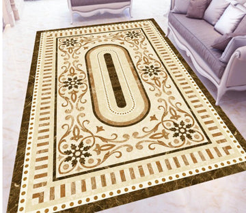 3D Oval Marble Pattern WG406 Floor Mural Wallpaper AJ Wallpaper 2 