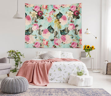 3D Flower Leaves 5314 Uta Naumann Tapestry Hanging Cloth Hang