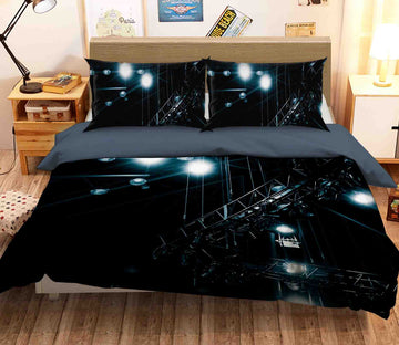 3D Steel Frame Lighting 2012 Noirblanc777 Bedding Bed Pillowcases Quilt