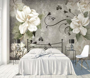 3D White Petals WG06 Wall Murals Wallpaper AJ Wallpaper 2 