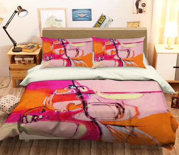 3D Pink Painting 1186 Misako Chida Bedding Bed Pillowcases Quilt Cover Duvet Cover