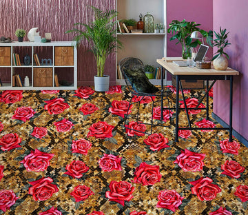 3D Red Rose Miss 143 Floor Mural  Wallpaper Murals Rug & Mat Print Epoxy waterproof bath floor