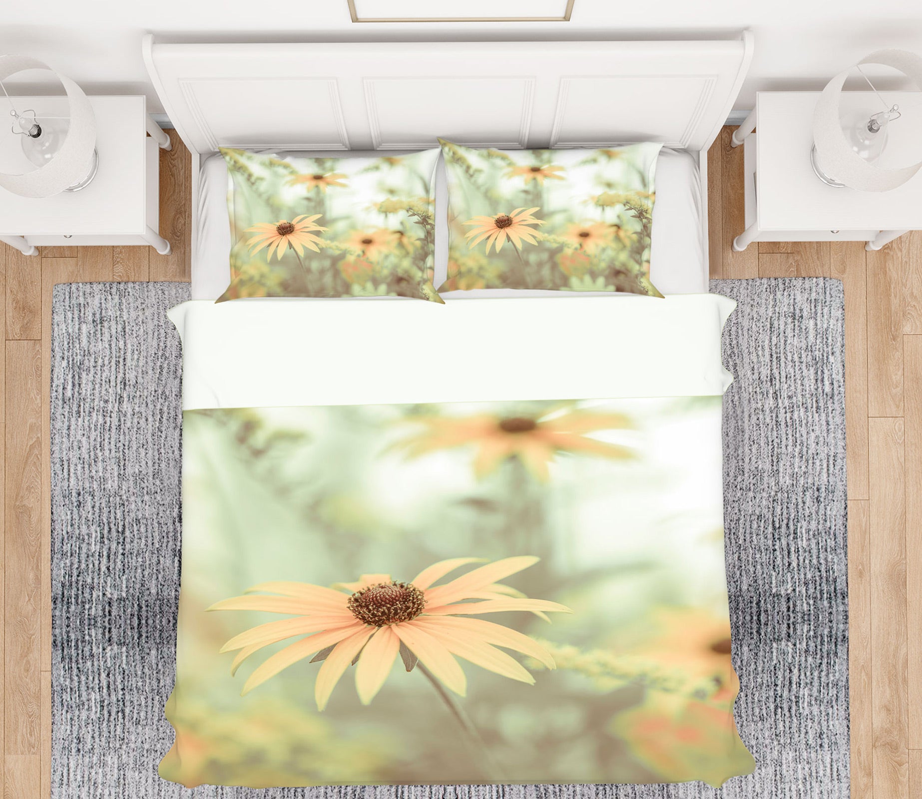 3D Orange Daisy 6914 Assaf Frank Bedding Bed Pillowcases Quilt Cover Duvet Cover