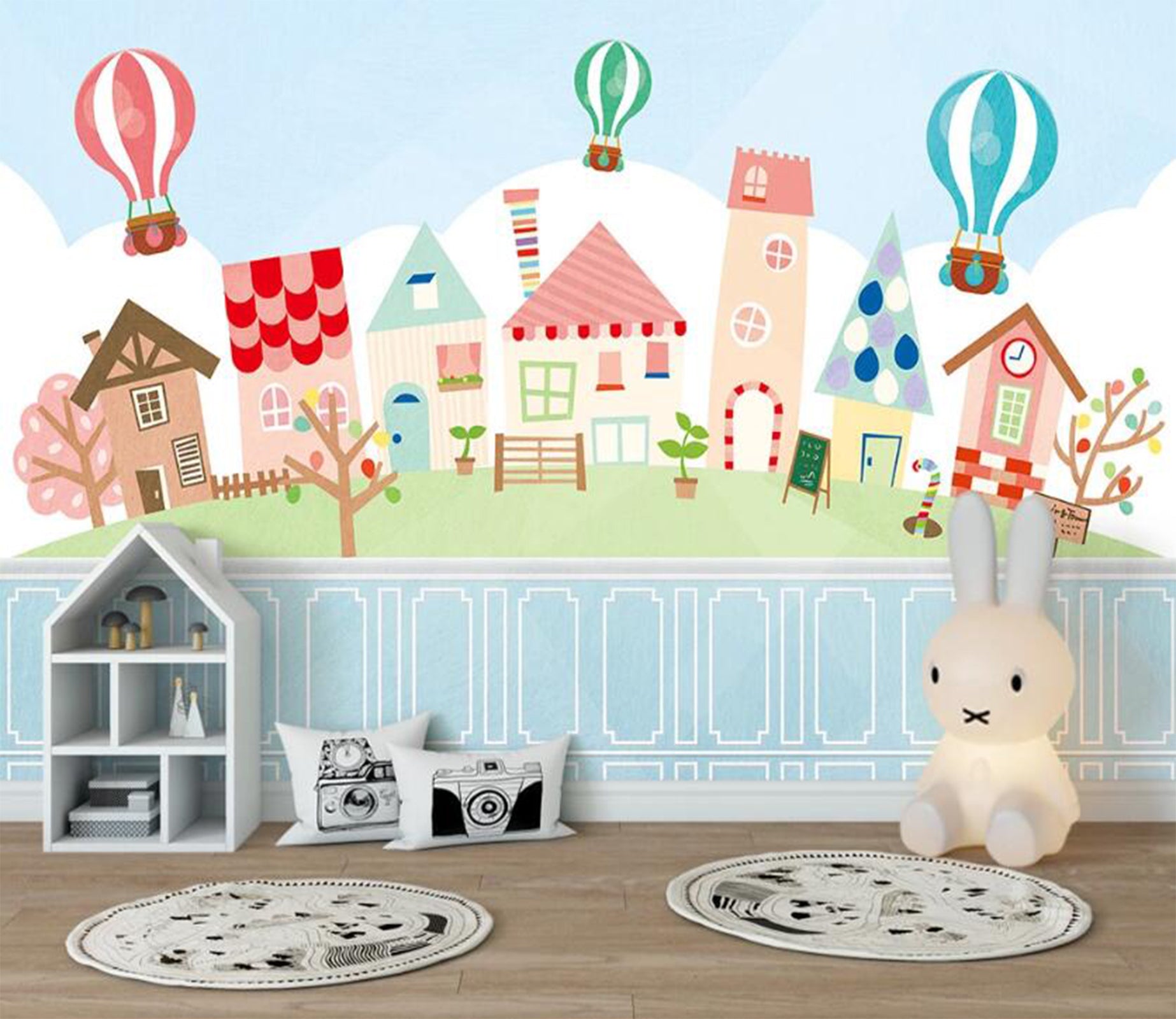 3D Colorful And Sweet Houses 2592 Wall Murals