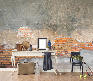 3D Concrete Brick Wall 101 Wall Murals