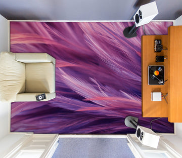 3D Purple Feathers 1126 Floor Mural  Wallpaper Murals Self-Adhesive Removable Print Epoxy