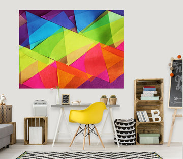 3D Colored Triangle 71120 Shandra Smith Wall Sticker