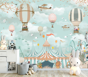 3D Balloon Take Off 1680 Wall Murals