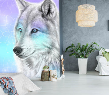 3D Gray Wolf 8452 Sheena Pike Wall Mural Wall Murals