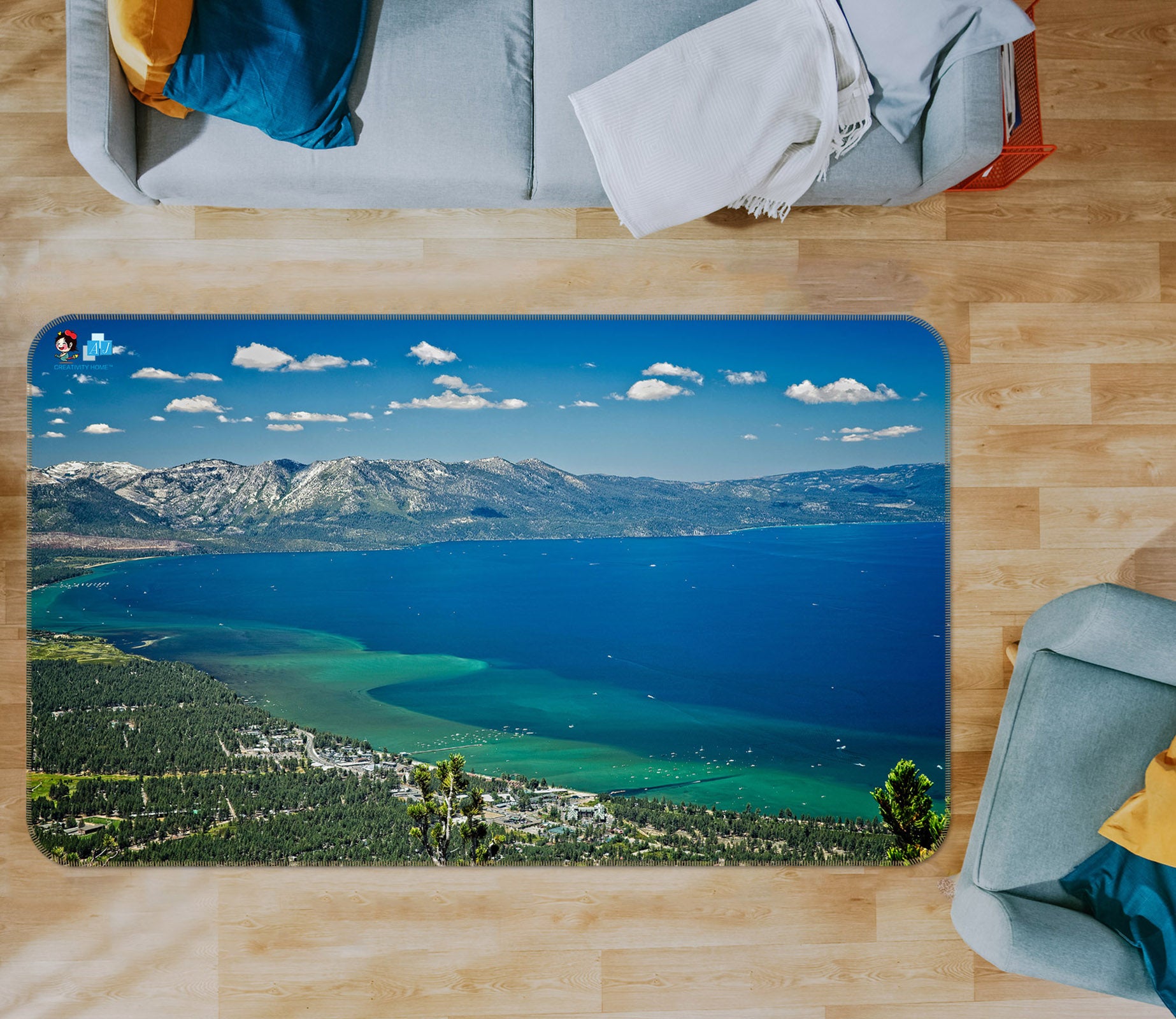 3D Ocean 62228 Kathy Barefield Rug Non Slip Rug Mat