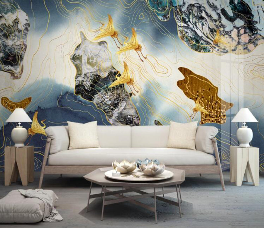 3D Line Pattern WC2218 Wall Murals