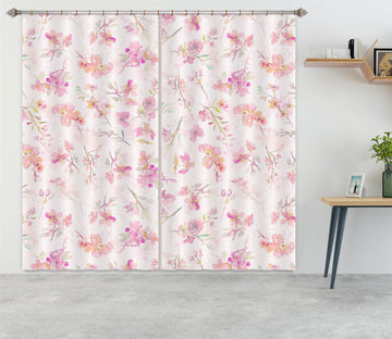 3D Graffiti Flowers 221 Uta Naumann Curtain Curtains Drapes