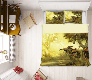 3D Tree Grass Dwarf 7004 Ciruelo Bedding Bed Pillowcases Quilt