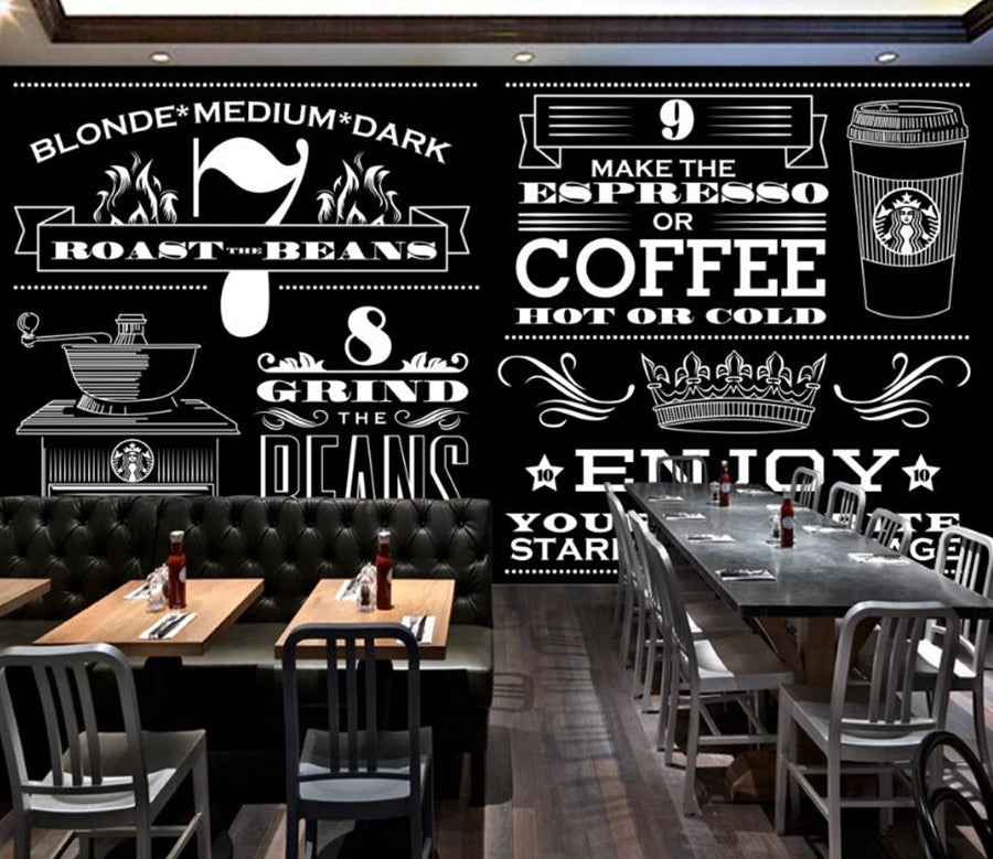 3D Coffee Decoration 508 Wall Murals