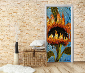 3D Sunflower 112226 Dena Tollefson Door Mural