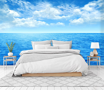 3D Sea Blue Sky 047 Wall Murals
