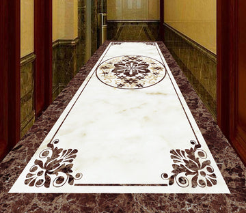 3D Round Dark Red WG635 Floor Mural Wallpaper AJ Wallpaper 2 