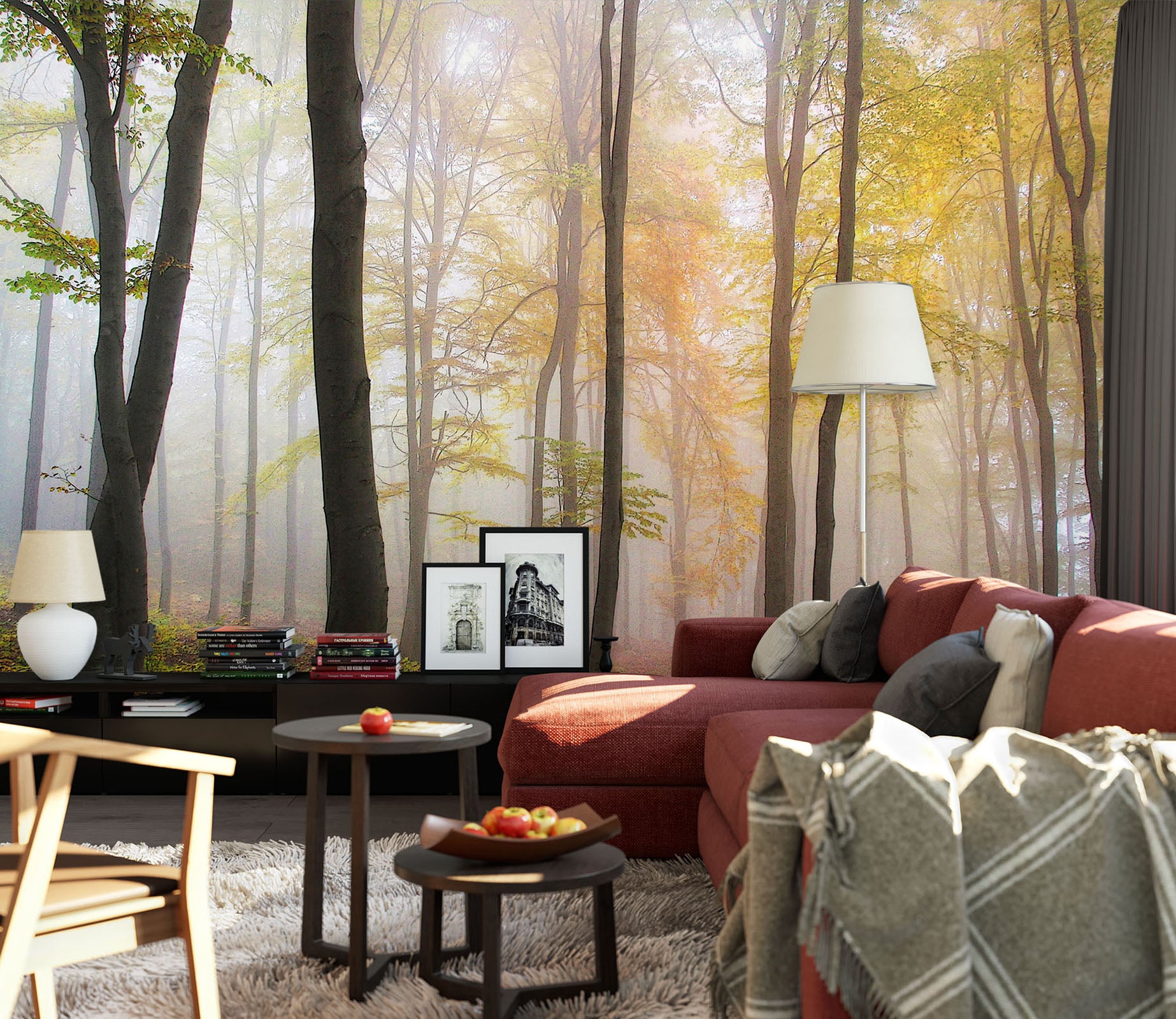 3D Forest 57215 Wall Murals