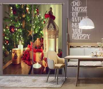 3D Candle Gift 53065 Christmas Curtains Drapes Xmas