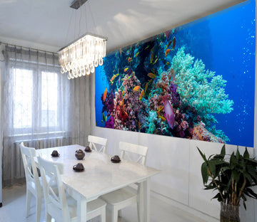 3D Yellow Fish 243 Wall Murals