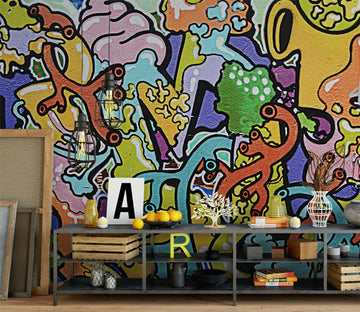 3D Color Painting WC025 Wall Murals