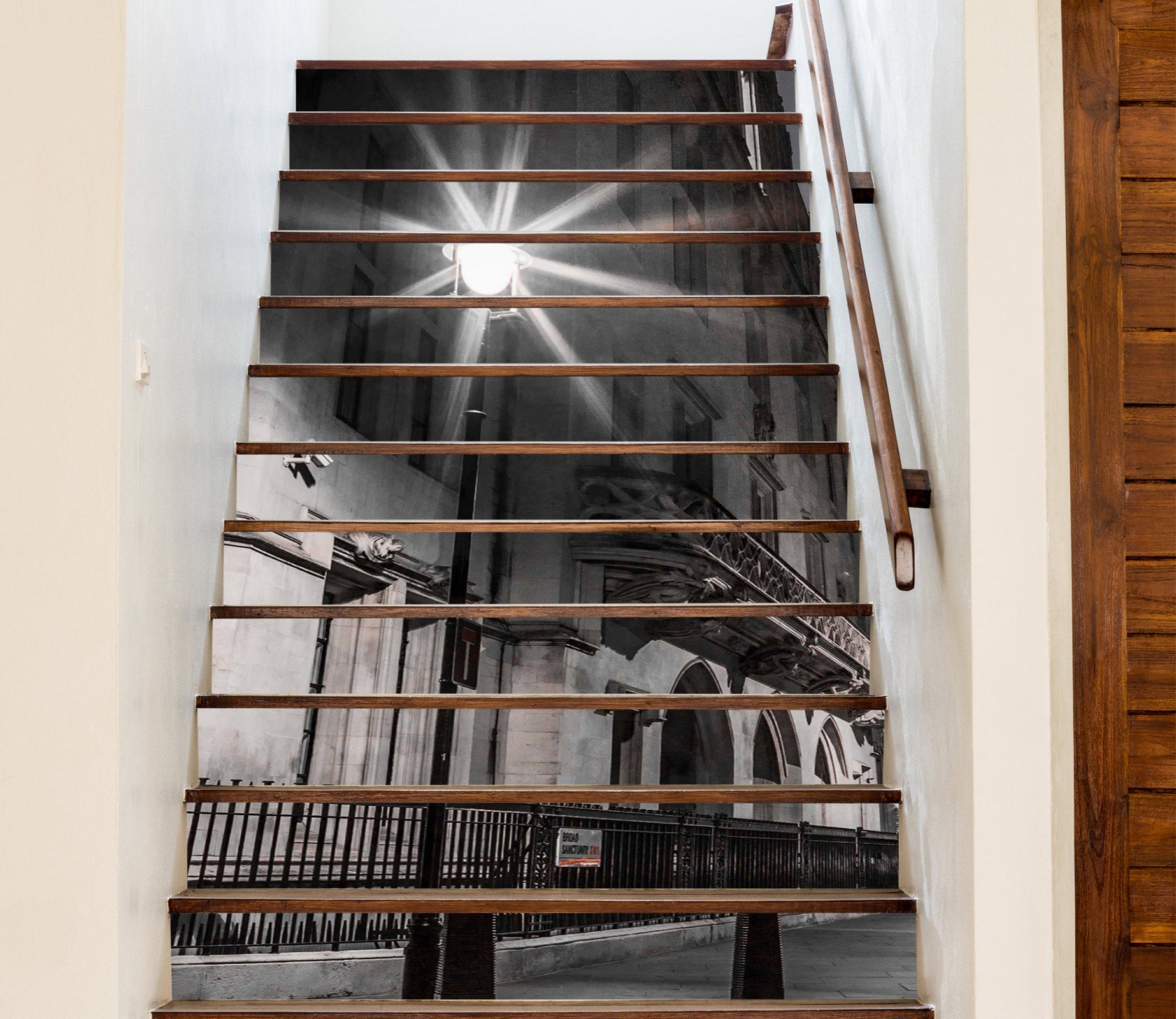 3D Black Brey Street Light 99128 Assaf Frank Stair Risers