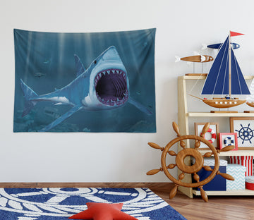 3D Shark 116196 Vincent Tapestry Hanging Cloth Hang