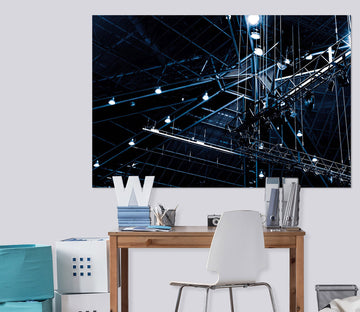 3D Night Lights 011 Noirblanc777 Wall Sticker