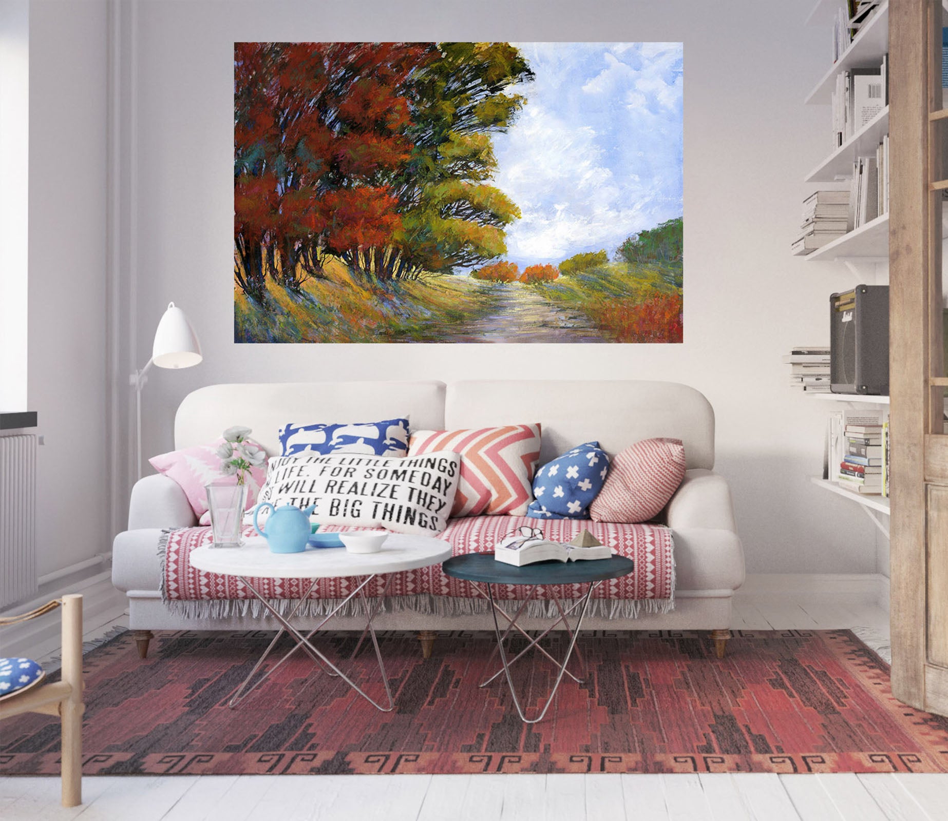 3D Forest River 012 Michael Tienhaara Wall Sticker