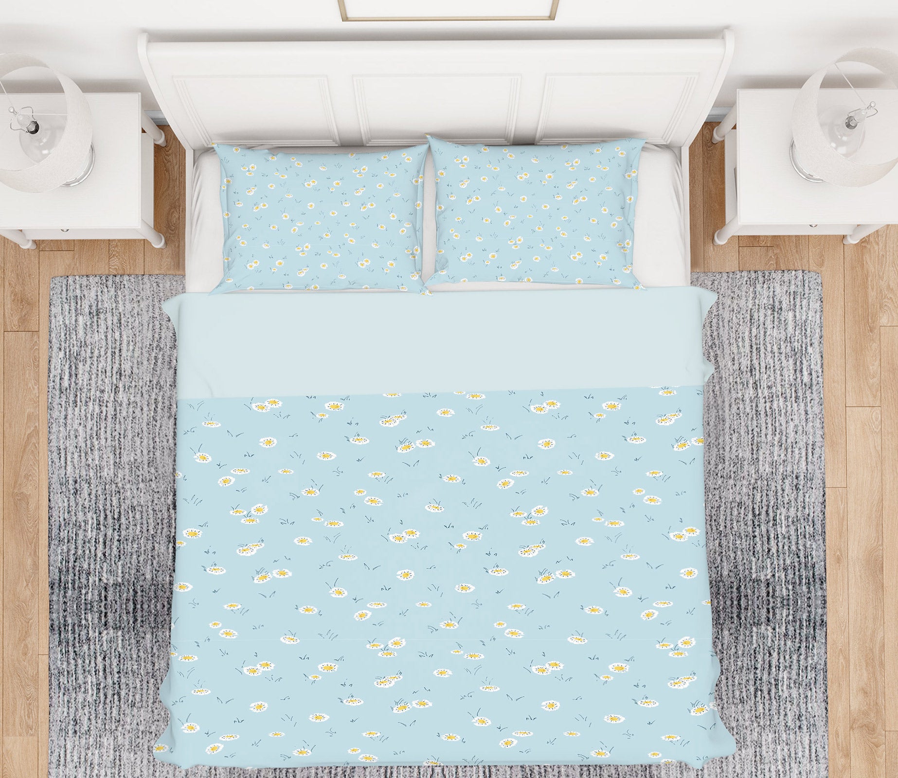3D Small Daisy Pattern 109134 Kashmira Jayaprakash Bedding Bed Pillowcases Quilt