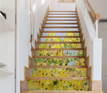 3D Yellow Garden 90113 Allan P. Friedlander Stair Risers