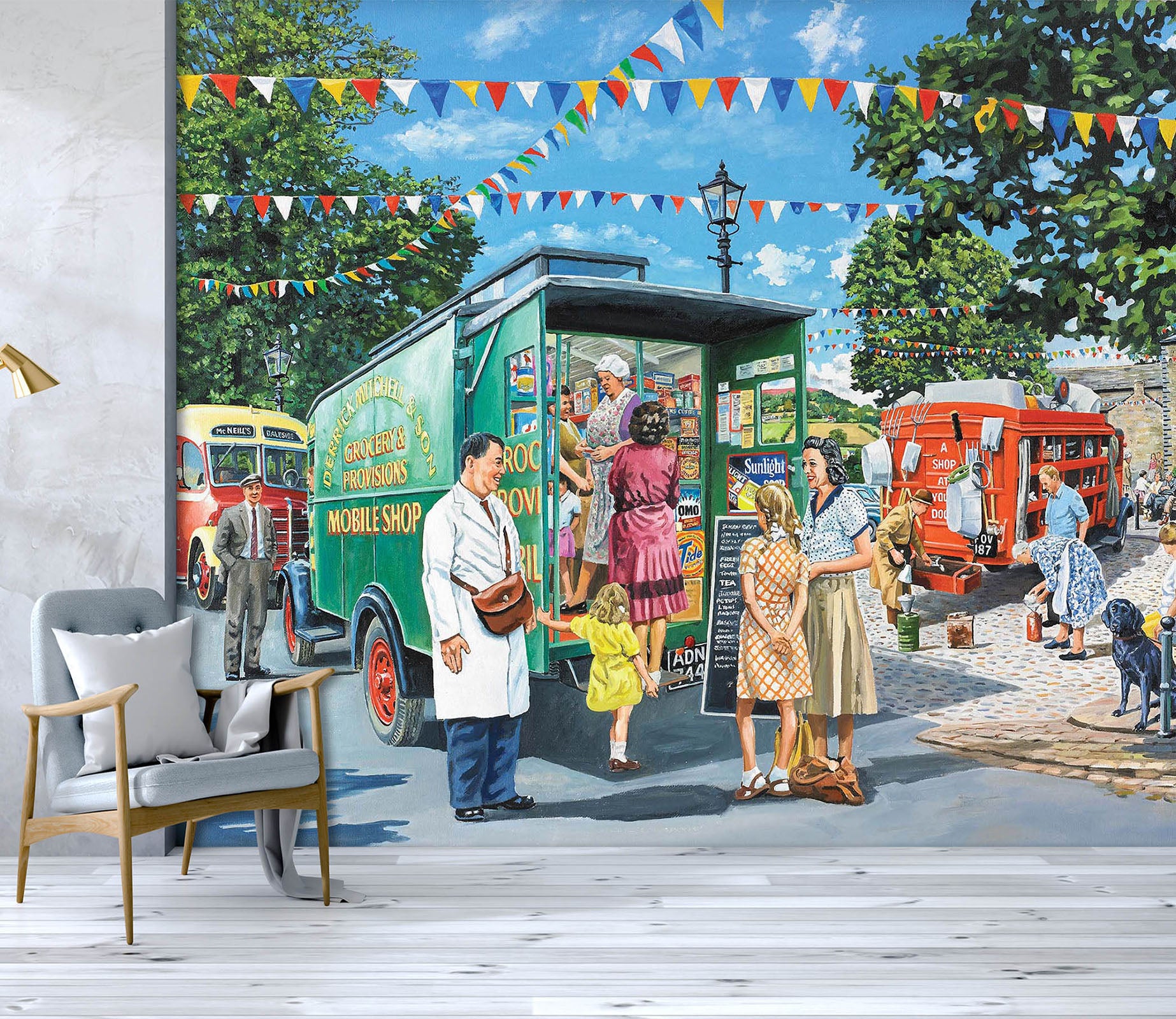 3D Mobile Shops 1039 Trevor Mitchell Wall Mural Wall Murals