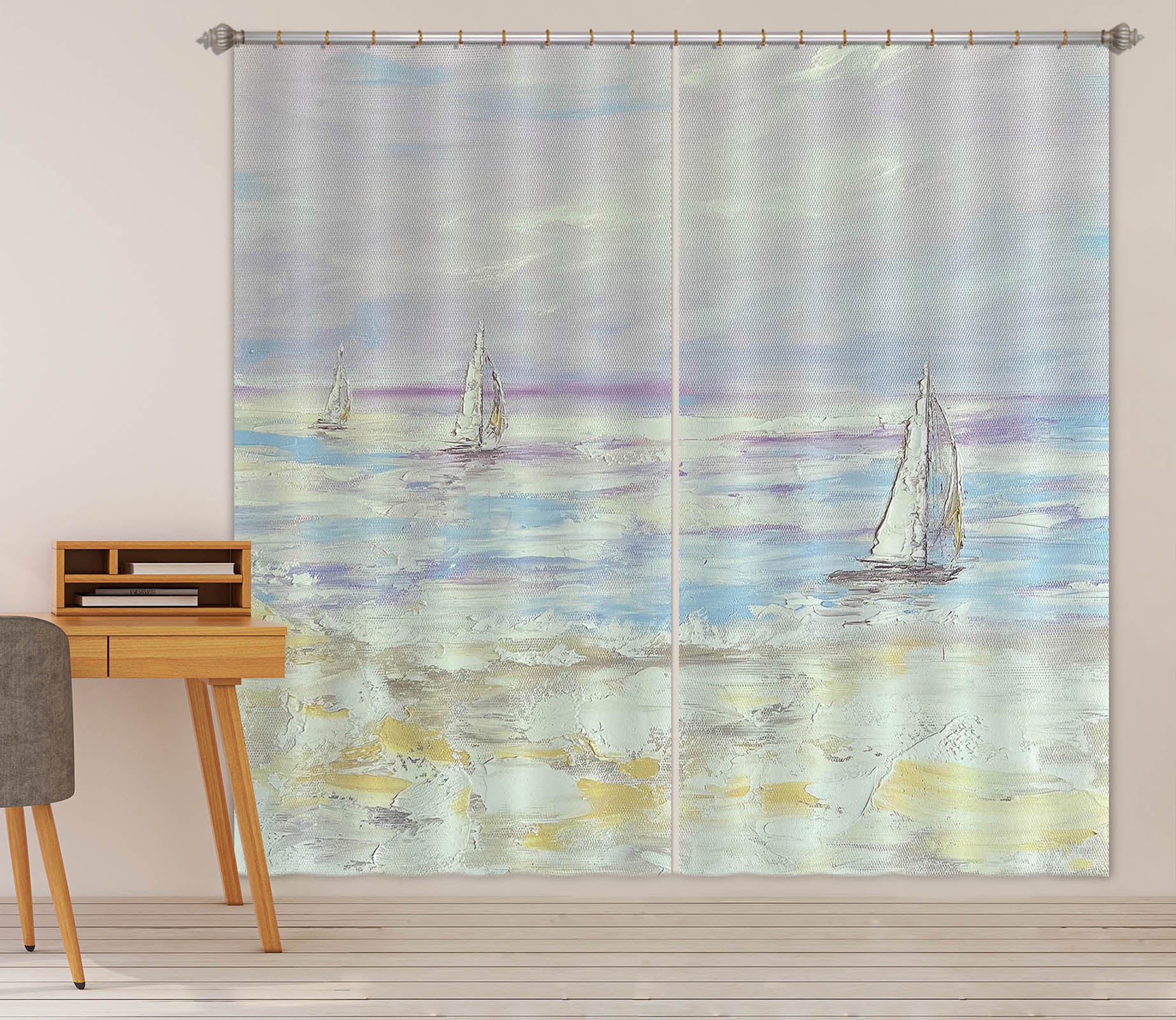 3D Painted Ocean 3004 Skromova Marina Curtain Curtains Drapes
