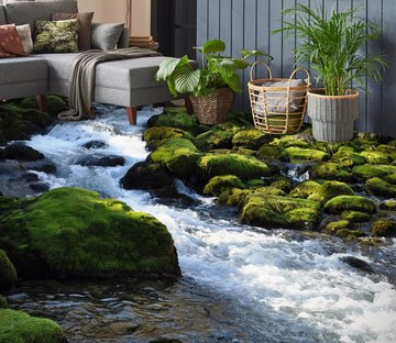 3D Fresh Flowing River 517 Floor Mural  Wallpaper Murals Rug & Mat Print Epoxy waterproof bath floor