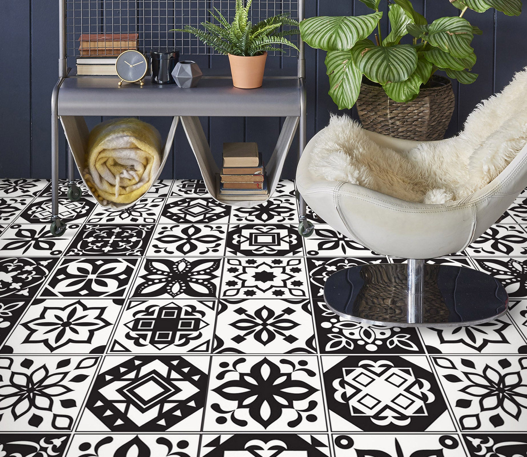 3D Black Delicate Pattern 908 Floor Mural  Wallpaper Murals Rug & Mat Print Epoxy waterproof bath floor