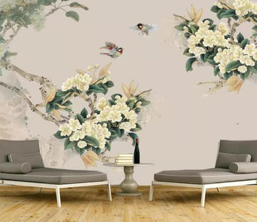 3D Birds And Flowers 535 Wall Murals Wallpaper AJ Wallpaper 2 