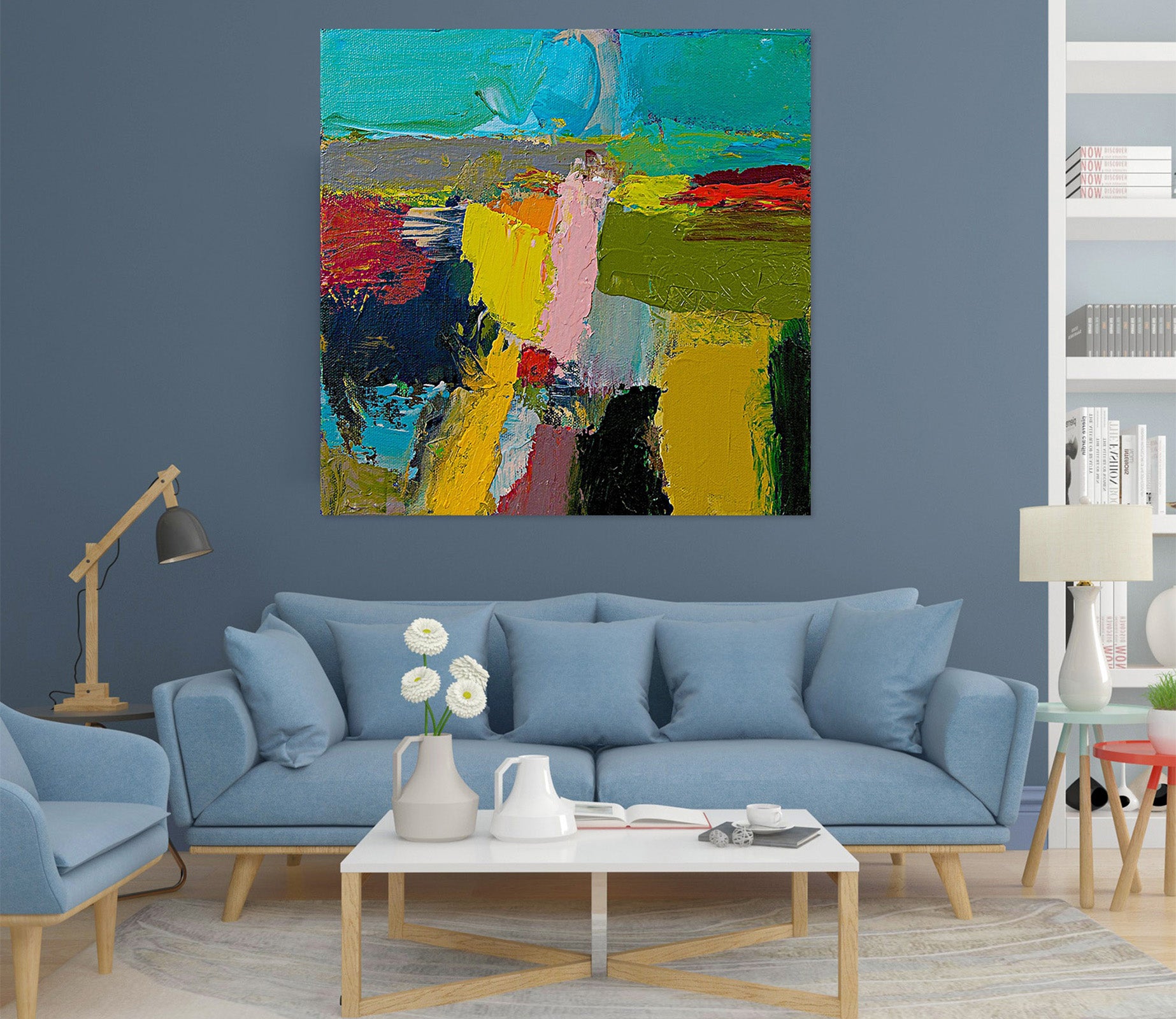 3D Color Graffiti 196 Allan P. Friedlander Wall Sticker