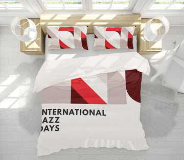 3D Red Triangle 160 Boris Draschoff Bedding Bed Pillowcases Quilt