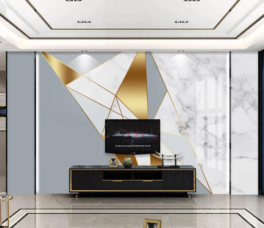 3D Triangular Stitching 756 Wall Murals