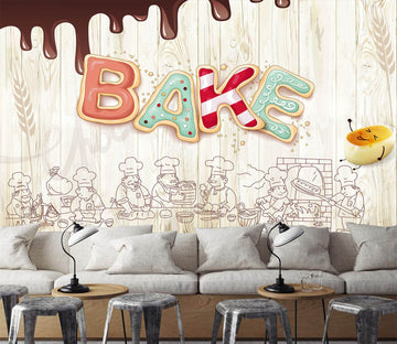 3D Colored Letters 3021 Wall Murals