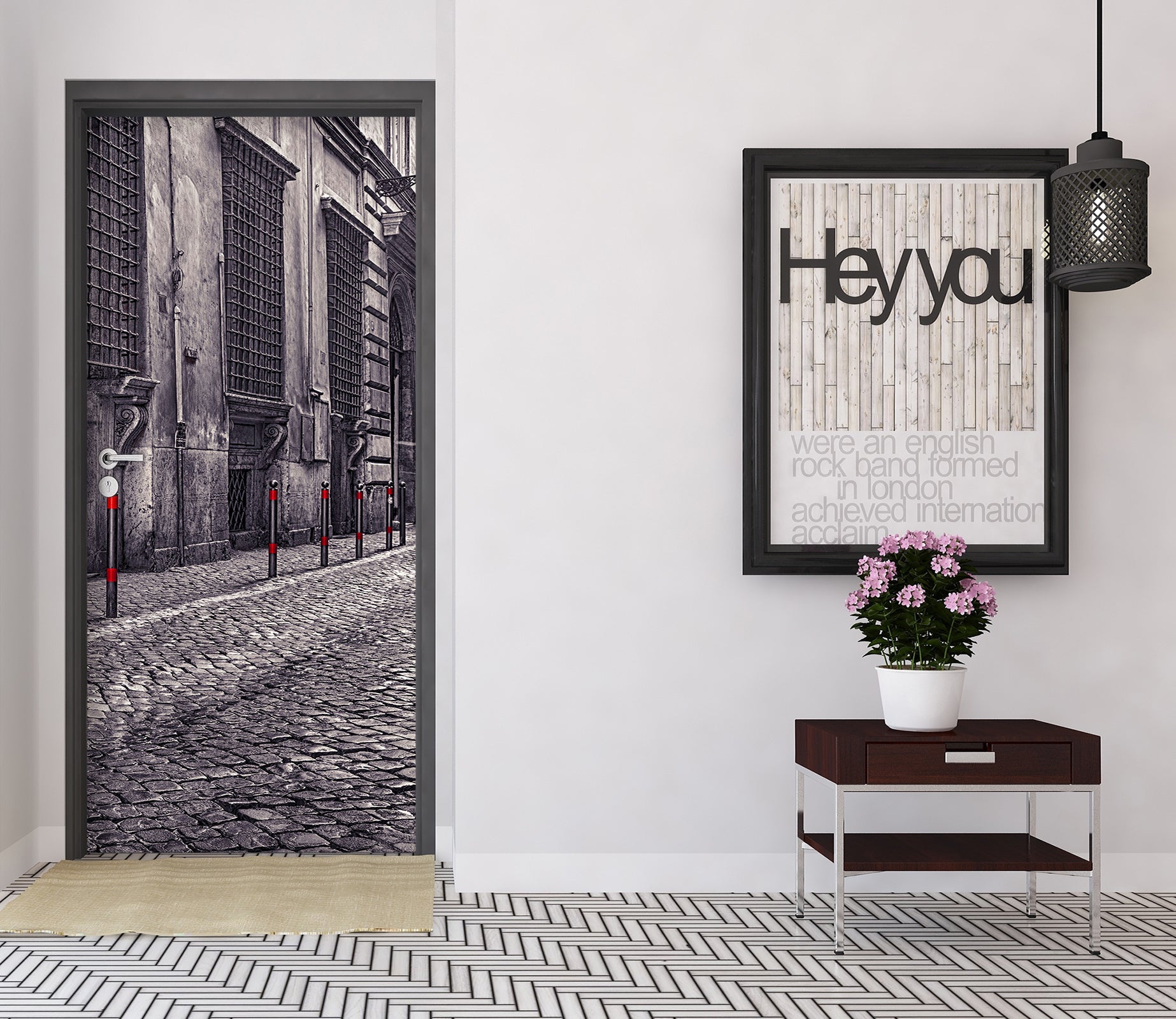 3D Street 10698 Assaf Frank Door Mural