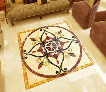3D Marble Heart Pattern WG388 Floor Mural Wallpaper AJ Wallpaper 2 