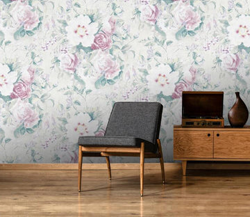 3D Elegant Flowers 437 Wall Murals