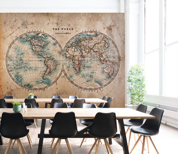 3D World Map 08 Wall Murals Wallpaper AJ Wallpaper 
