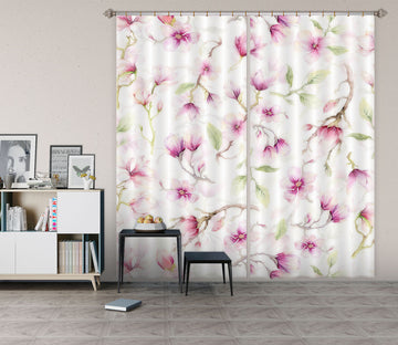3D Beautiful Flower 250 Uta Naumann Curtain Curtains Drapes