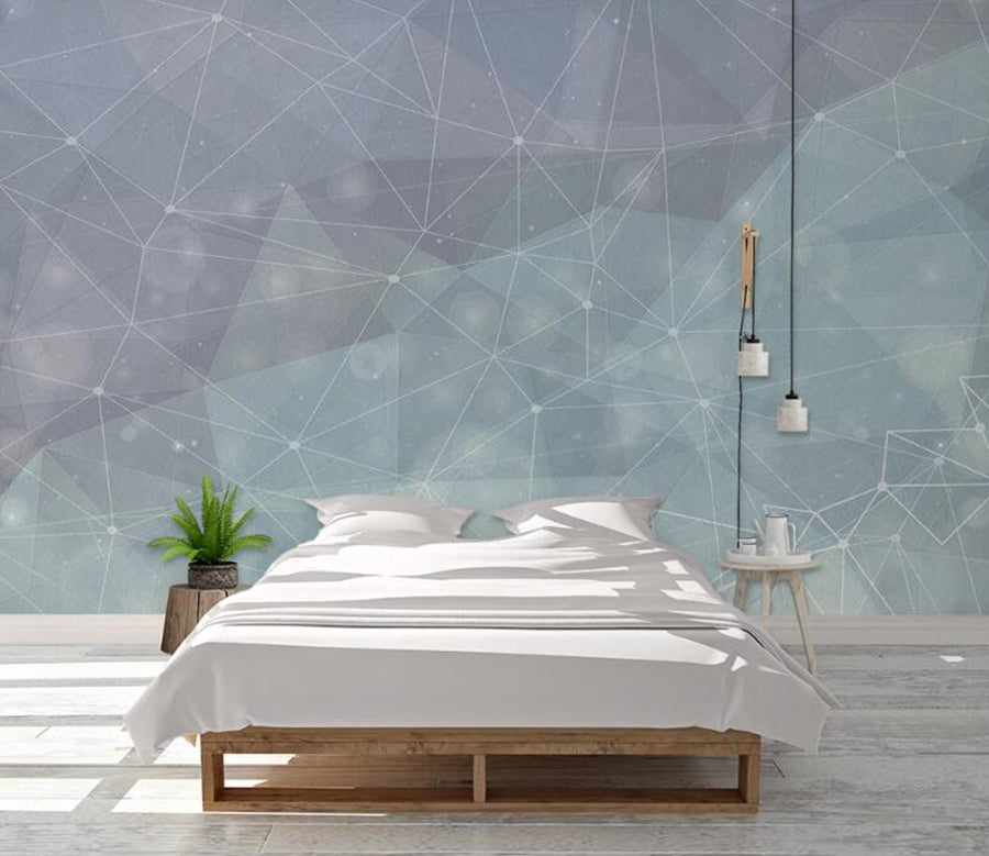 3D Two-color Texture 1086 Wall Murals