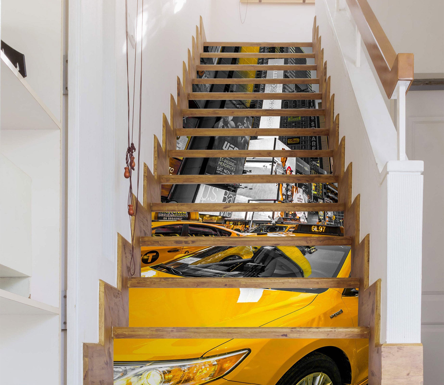 3D Yellow Vehicle 9992 Assaf Frank Stair Risers